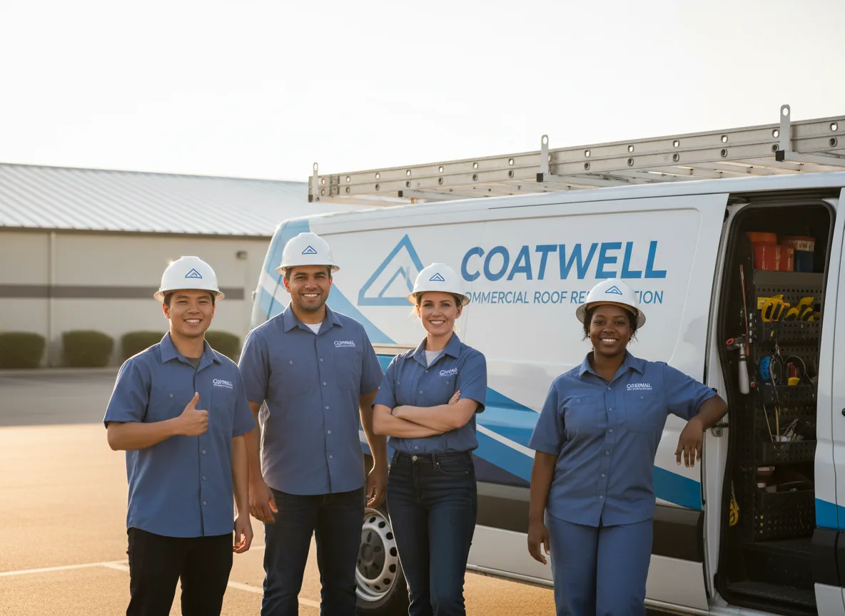 Commercial roof coating company in Le Grand, IA